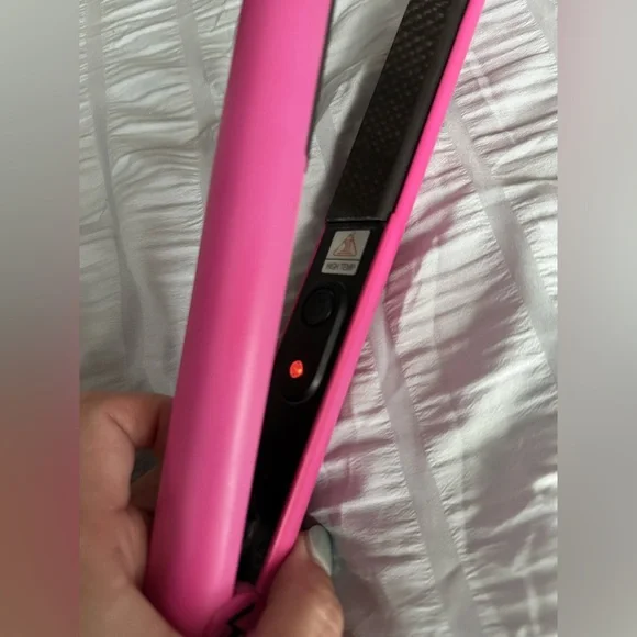 Straight Ahead Beauty NEO Pink Flat Iron Hair Straightener - Picture 3 of 7
